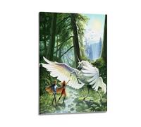DGHFOP Poster su tela con immagine di Keeper of The Lost CitiesWall Art con album musicali e film, pittura decorativa per soggiorno e camera da letto, 60 x 90 cm, con cornice