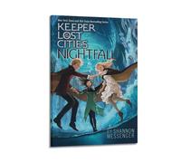 DGHFOP Poster su tela con immagine di Keeper of The Lost CitiesWall Art Music Album e film pittura decorativa per soggiorno e camera da letto (50 x 75 cm) con cornice