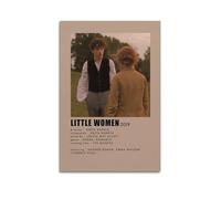 DGHFOP Poster su tela con immagine di piccole donne, con album musicali e film, pittura decorativa per soggiorno e camera da letto, 50 x 75 cm, senza cornice