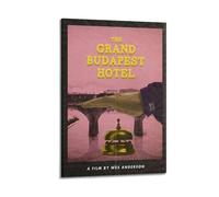 DGHFOP Poster su tela del film The Grand Budapest Hotel MovieWall Art Music Album e film pittura decorativa per soggiorno camera da letto 40 x 60 cm, stile cornice
