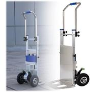 DGHKB Carrello Saliscale Elettrico,Carrello Saliscale,Montascale Elettrico,Lega di Alluminio,con Maniglia Allungabile,Carrello con Ruote Portatutto,capacità di Carico 200 Kg/440 Libbre A