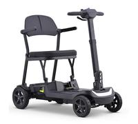 DGHKB Scooter Elettrico Portatile,Scooter Elettrico da Viaggio A 4 Ruote,Scooter Elettrico Pieghevole,con Doppia Batteria Rimovibile,per Anziani Disabili A