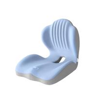 DGHNBMGNG Cuscini for Seduta e Schienale in Memory Foam, Design ergonomico a L con Punti di Massaggio for alleviare Il fastidio, Antiscivolo, Adatti for sedie da Ufficio e sedili Auto(Blue)