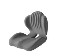 DGHNBMGNG Cuscini for Seduta e Schienale in Memory Foam, Design ergonomico a L con Punti di Massaggio for alleviare Il fastidio, Antiscivolo, Adatti for sedie da Ufficio e sedili Auto(Gray1)
