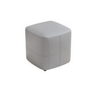 DGHNBMGNG Poggiapiedi rotondo in pelle, semplice ed elegante, può essere utilizzato for cambiare le scarpe, truccarsi, riposare, adatto for soggiorno, camera da letto, piccolo spazio(Gray1)