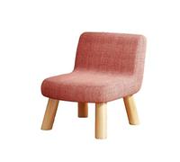 DGHNBMGNG Poltrone colorate, sedie da soggiorno, sgabelli da divano, sedie piccole con schienale for uso domestico, sgabelli piccoli for vivere comodamente in casa(Pink)