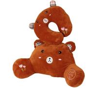 DGHNBMGNG Set di Cuscini da Lettura con Cuscini for Il Collo e Supporto Lombare, Perfetti for sostenere la Schiena Mentre Ci Si rilassa, Si Legge, Ci Si siede(Brown1)