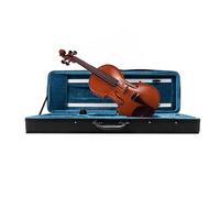 DGJMuu Custodia per violino 4/4, formato rettangolare, leggera e stabile, in tessuto Oxford + strato interno in flanella con 2 cinghie regolabili, nero/blu, Comoda