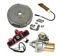 DGJMuu Kit di avviamento elettrico per Honda GX340 11HP, HONDA GX390 13HP con interruttore a chiave, avviamento, motore magnetico