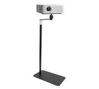 DGJMuu Supporto per proiettore multifunzione con ruote direzionali Omni, supporto da pavimento per laptop, fotocamera con altezza regolabile per film all'aperto