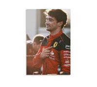 DGJSFC Charles Leclerc - Poster con pittura a olio su tela, decorazione artistica moderna per casa e camera da letto, senza cornice, stile 20 x 30 cm