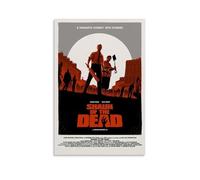 DGJSFC Shaun of the Dead - Poster con pittura a olio su tela, decorazione artistica moderna per casa e camera da letto, senza cornice, stile 50 x 75 cm