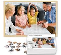 DGJSSK Puzzle Personalizzato con Foto Personalizzata 35/70/120/200/300/500/1000/1500/2000/3000 Pezzi, Regali Personalizzati di Puzzle per la Famiglia, Feste, Compleanni, Matrimoni, Laurea