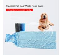 DGLDCSHUAI 15 pz Sacchetti per cacca per rifiuti di cani da compagnia con stampa di impronte di disegno Design per la pulizia Sacco per rifiuti per rifiuti Forniture per animali