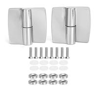 DGLDCSHUAI 2 pezzi Cerniera a gravità in lega di alluminio per mobili e porte, 8,5x8 cm, lato sinistro