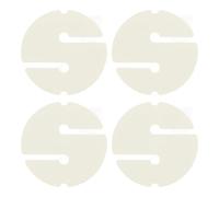 DGLDCSHUAI 4PCS Segnale circolare per linea di immersione in grotta, segnale rotondo in ABS per corda di sicurezza subacquea (Colore luminoso)