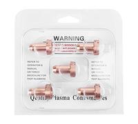 DGLDCSHUAI 5pcs Plasma Cutter Nozzles Tips Consumables 100A 9-8212 for SL60-100 Cutting Torch