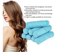 DGLDCSHUAI 8 pezzi Bigodino per capelli Memory Foam Roller Stick Bigodino morbido per capelli ricci lunghi e spessi Strumento per lo styling dei capelli flessibile