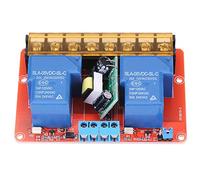 DGLDCSHUAI AC100V-250V 30A Relè a 2 canali ad alta potenza DC5V Modulo interruttore a trigger di livello alto e basso