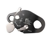 DGLDCSHUAI Dispositivo di assicurazione per corda per afferrare alberi pratici arrampicarsi su corde strumenti di sopravvivenza per alpinismo (Nera)