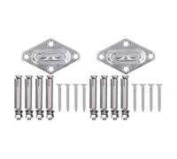 DGLDCSHUAI Gancio per occhiello in acciaio inossidabile a forma di U, cuscinetto robusto e resistente per appendere al soffitto