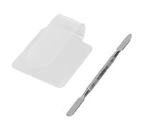 DGLDCSHUAI Makeup Palette Foundation Lipstick Toning Transparent Acrylic Cosmetic Palette with Color Mix Stick