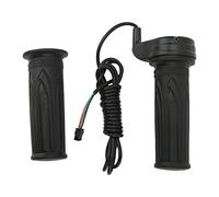 DGLDCSHUAI Maniglia per bici elettrica Impugnatura universale per acceleratore a rotazione completa per scooter con manubrio da 22 mm Nero