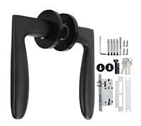 DGLDCSHUAI Maniglia per porta d'ingresso Set di maniglie a leva di bloccaggio reversibile per porte sul lato destro e sinistro (Tipo H (regolabile a sinistra e a destra))