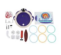 DGLDCSHUAI Mini cestino da basket elettronico con pennarello elettronico, cartone animato, senza punzone, da appendere al chiuso, set di giocattoli per bambini