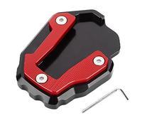 DGLDCSHUAI Piastra di supporto per cavalletto di estensione per cavalletto per moto Sostituzione in lega di alluminio per CRF1100L Africa Twin 2019-2021 (Rossa)