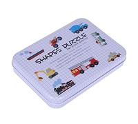 DGLDCSHUAI Puzzle in legno Bambini che apprendono il set di giocattoli con contenitore educativo sicuro eco-friendly a forma di colore sviluppo cerebrale animale forestale (Tipo 3)