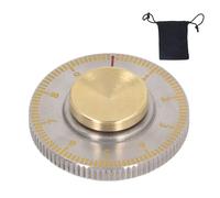 DGLDCSHUAI Quadrante Rotante Top Toy Quadrante in Acciaio Inossidabile Punta delle Dita Top Rotante Antistress Metallo Giocattolo di Decompressione per Tutte Le età