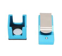 DGLDCSHUAI Supporto per gesso da biliardo Porta-gessetto per stecca da biliardo universale in alluminio per olio secco Accessori da biliardo (Blu)