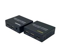 DGODRT HDMI KVM USB Extender 50m / 165ft, HDMI Extender Ethernet USB Trasmissione Cat5e Cat6 Full HD, Supporto Loop Out Funzione EDID Tastiera e Mous