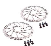 DGOINGPI 2PC Rotore della Bici Rotore del Freno A Disco MTB 160 Millimetri 180 Millimetri 203 Millimetri Misura per Sram Rotore del Freno della Bici Freno(G3 160-180mm)