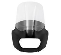 DGOINGPI Alettone Moto Cupolino per Faro da Moto da 15" Adatto per Harley Softail Fat Bob FXFB 114 FXFBS 2018-successivi Alette per Moto(Headlight Fairing B)