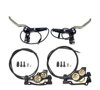 DGOINGPI Bici Bicicletta Pieghevole 4 Pistoni Spegnimento Idraulico Freno a Disco Freni a Pressione Olio 950mm 1850mm Quattro Pistoni(NowAct 1 Set 2Pin)