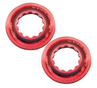 DGOINGPI Bloccaggio centrali della Copertura del Lucchetto del Disco della Serratura Centrale della Bicicletta per Il Freno a Disco per del mozzo con Centrale(Red)