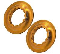 DGOINGPI Bloccaggio centrali della Copertura del Lucchetto del Disco della Serratura Centrale della Bicicletta per Il Freno a Disco per del mozzo con Centrale(Golden)