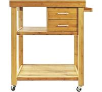 DGOINGPI carrellino cucina Carrello da cucina con rotelle per isola con cassetti,rotelle con bloccaggio, carrello per la preparazione degli alimenti con blocco da macellaio Carrello