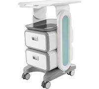 DGOINGPI carrellino cucina Carrello mobile per carrello medico, carrello per estetista, carrello portaoggetti per bellezza con cassetti e ruote per vassoio portautensili Carrello