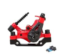 DGOINGPI Freni a Disco Doppia Trasmissione MTB a Doppio pistone Adatti per DA6S Pastiglie Resistenti all'Usura in Alluminio pressofuso con frenatura istantanea(Red F Brake)