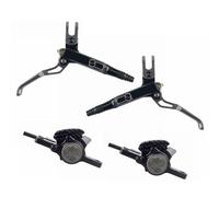 DGOINGPI Freno Idraulico per Mountain Bike M1 Set di Freni a Disco a Pressione d'olio MTB Leggero CNC Completo Freno MTB Anteriore e Posteriore(X2 Ice Pads Black)