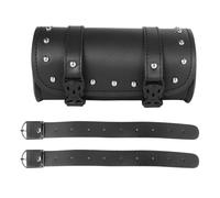 DGOINGPI Moto Valigia Per Sportster XL Softail Borsa Per Forcella Universale Per Borse Laterali In Pelle Custodia Per Attrezzi Impermeabile Bauletto Valigia Moto(Black)