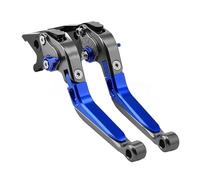 DGOINGPI pompa freno leva Adatto per set leve freno SYM JET 14 125/200, leve manubrio regolabili, accessori per moto. Set leve freno e frizione per moto(Titanium-Blue-T)