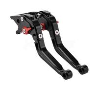 DGOINGPI pompa freno leva Adatto per Super Soco TC TCmax TS TSx Set leve freno, leve impugnatura regolabili Accessori per ricambi moto Set leve freno e frizione per moto(Black-Black-Red)