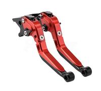 DGOINGPI pompa freno leva Adatto per Super Soco TC TCmax TS TSx Set leve freno, leve impugnatura regolabili Accessori per ricambi moto Set leve freno e frizione per moto(Red-Black)
