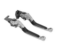 DGOINGPI pompa freno leva Adatto per Yamaha FZ6 FZ 6 FAZER 2004-2010 XJ6 FZ6R 2009-2020 FZ8 2011-2015 Freno Frizione Regolabile Pieghevole Estensibile Set leve freno e frizione per moto(D)