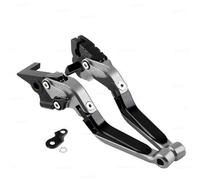 DGOINGPI pompa freno leva Adatto per Yamaha XMAX 300/250/125/400 2023-presente Set leve freno con maniglia pieghevole con fermo di blocco parcheggio Set leve freno e frizione per moto(16)