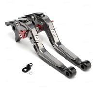 DGOINGPI pompa freno leva Adatto per Yamaha XMAX 300/250/125/400 2023-presente Set leve freno con maniglia pieghevole con fermo di blocco parcheggio Set leve freno e frizione per moto(10)